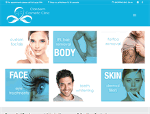 Tablet Screenshot of clairdermcosmetic.com